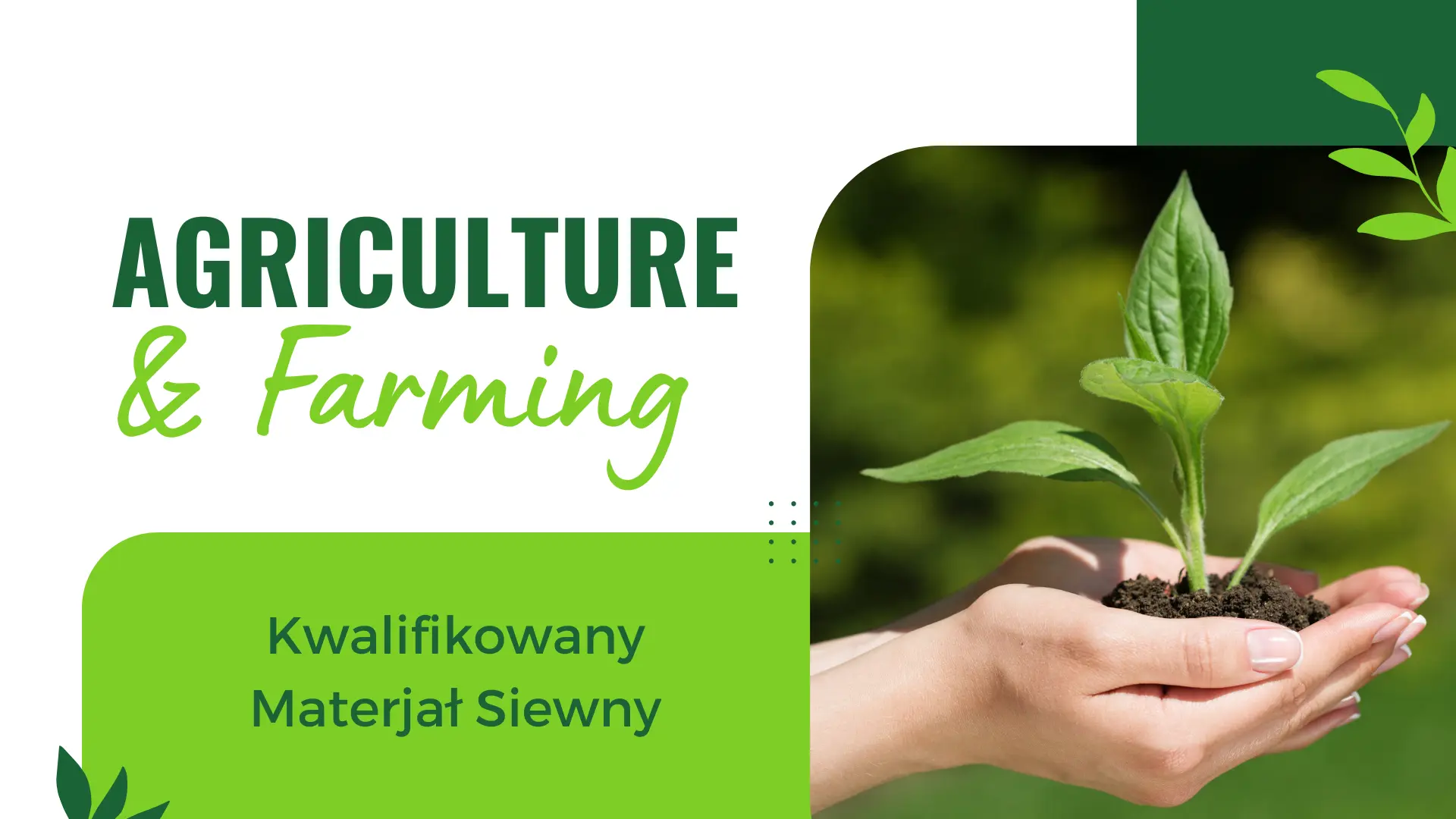 Green Modern Agriculture & Farming Presentation